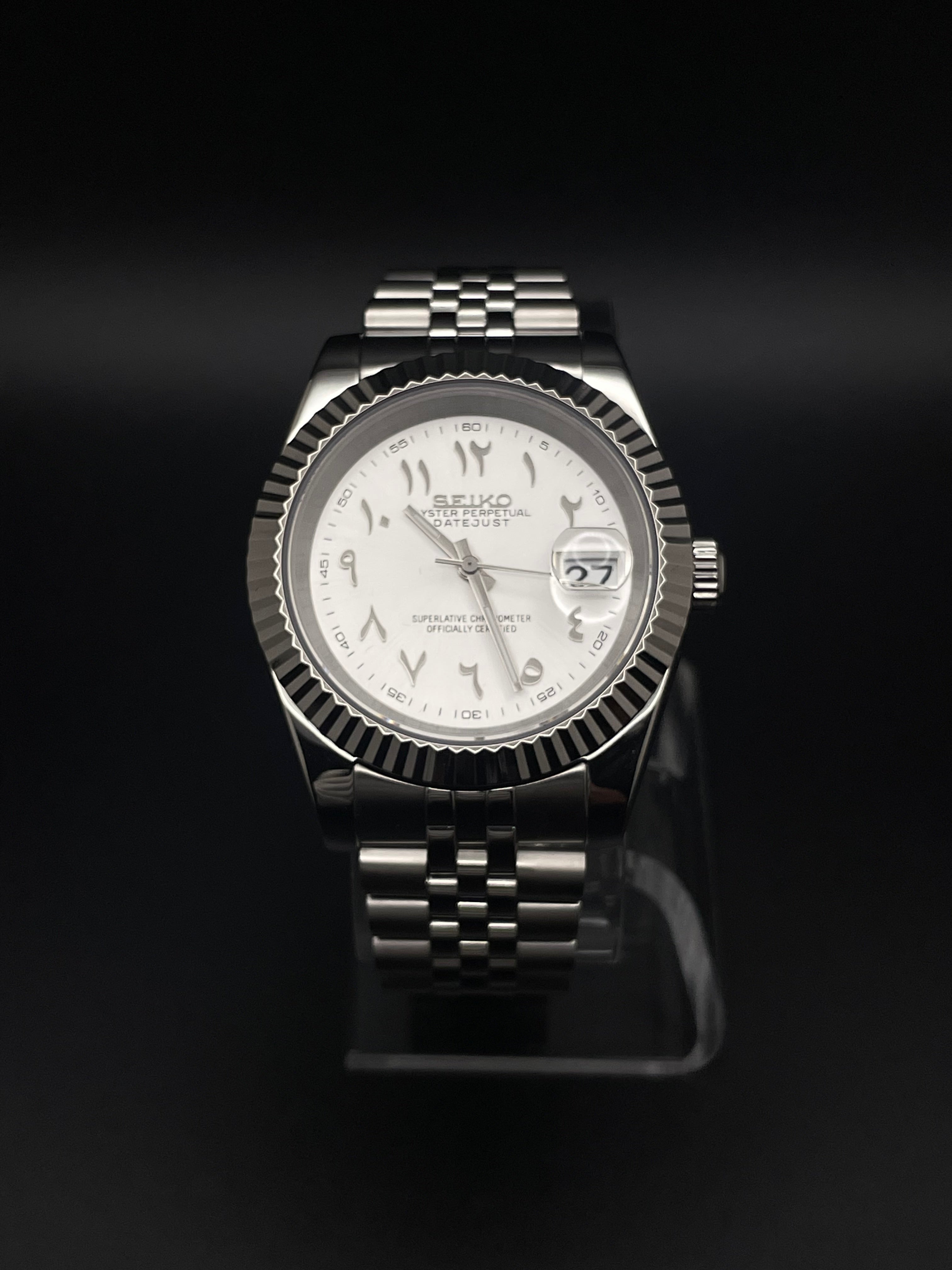 SEIKOJUST SILVER ARABIC