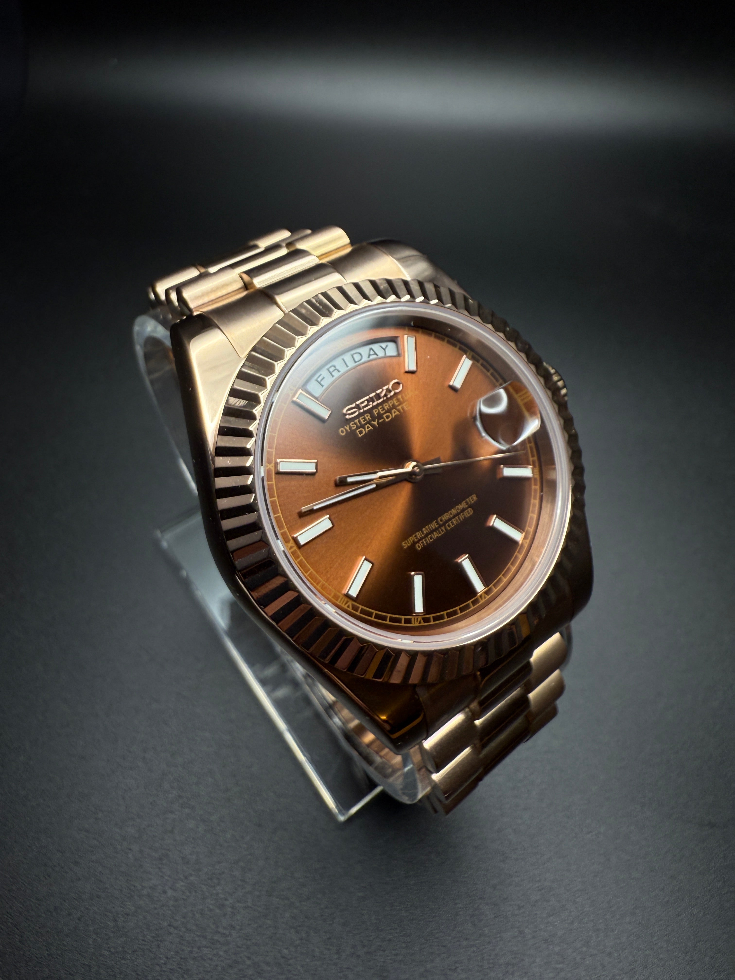 SEIKODATE CHOCOLATE ROSEGOLD