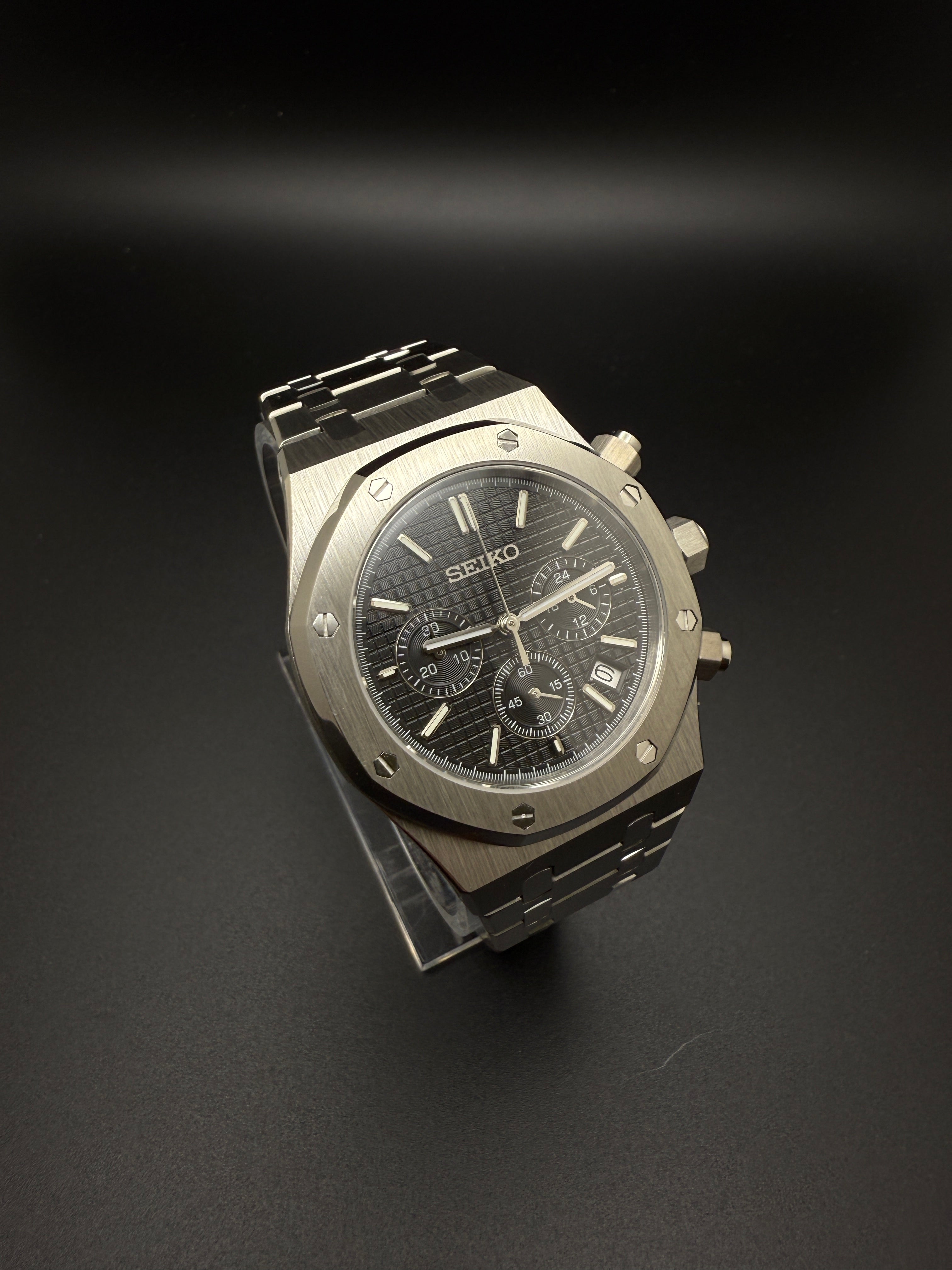 SEIKOAK BLACK CHRONO