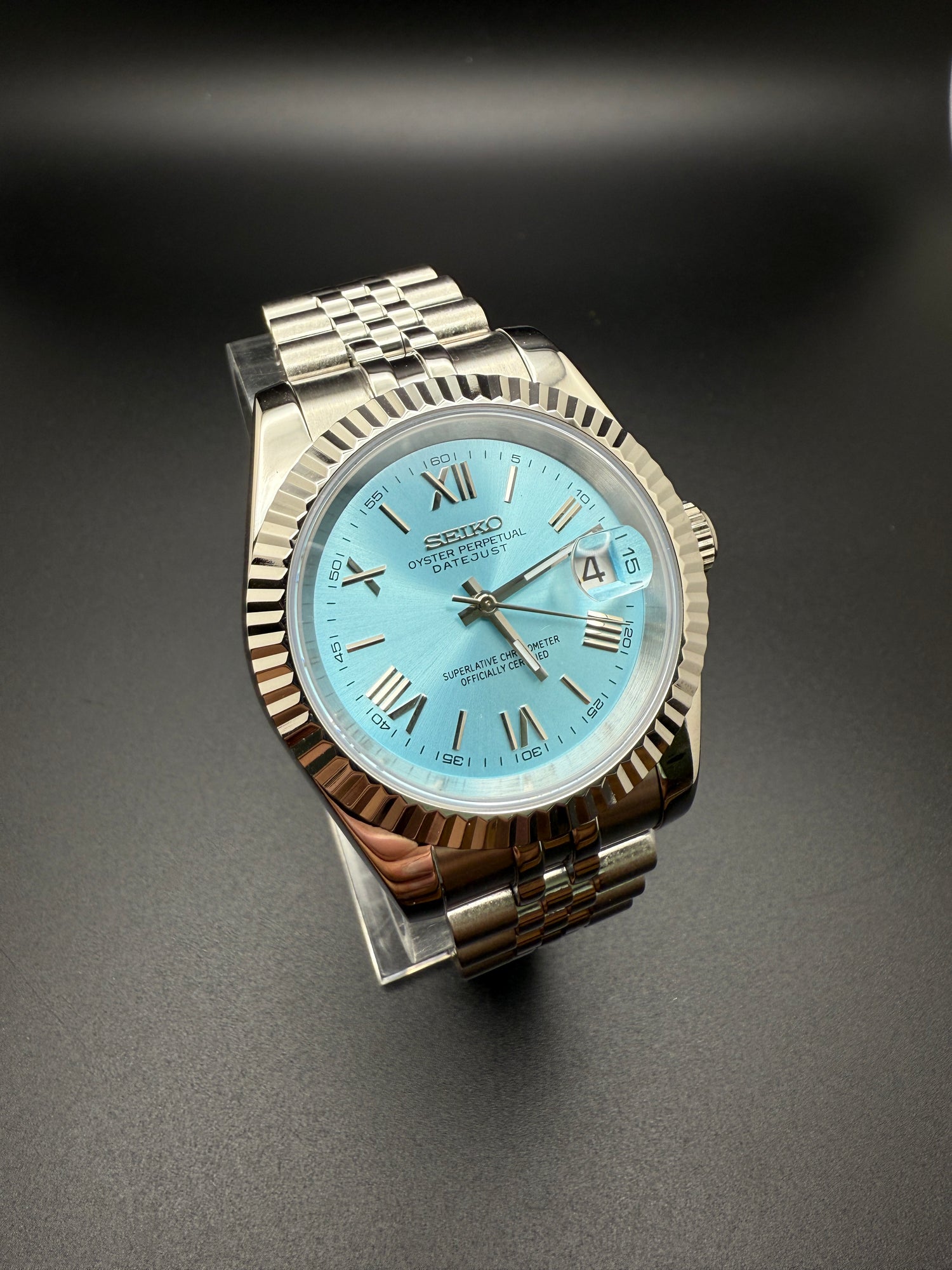 SEIKOJUST ICE BLUE ROMAN