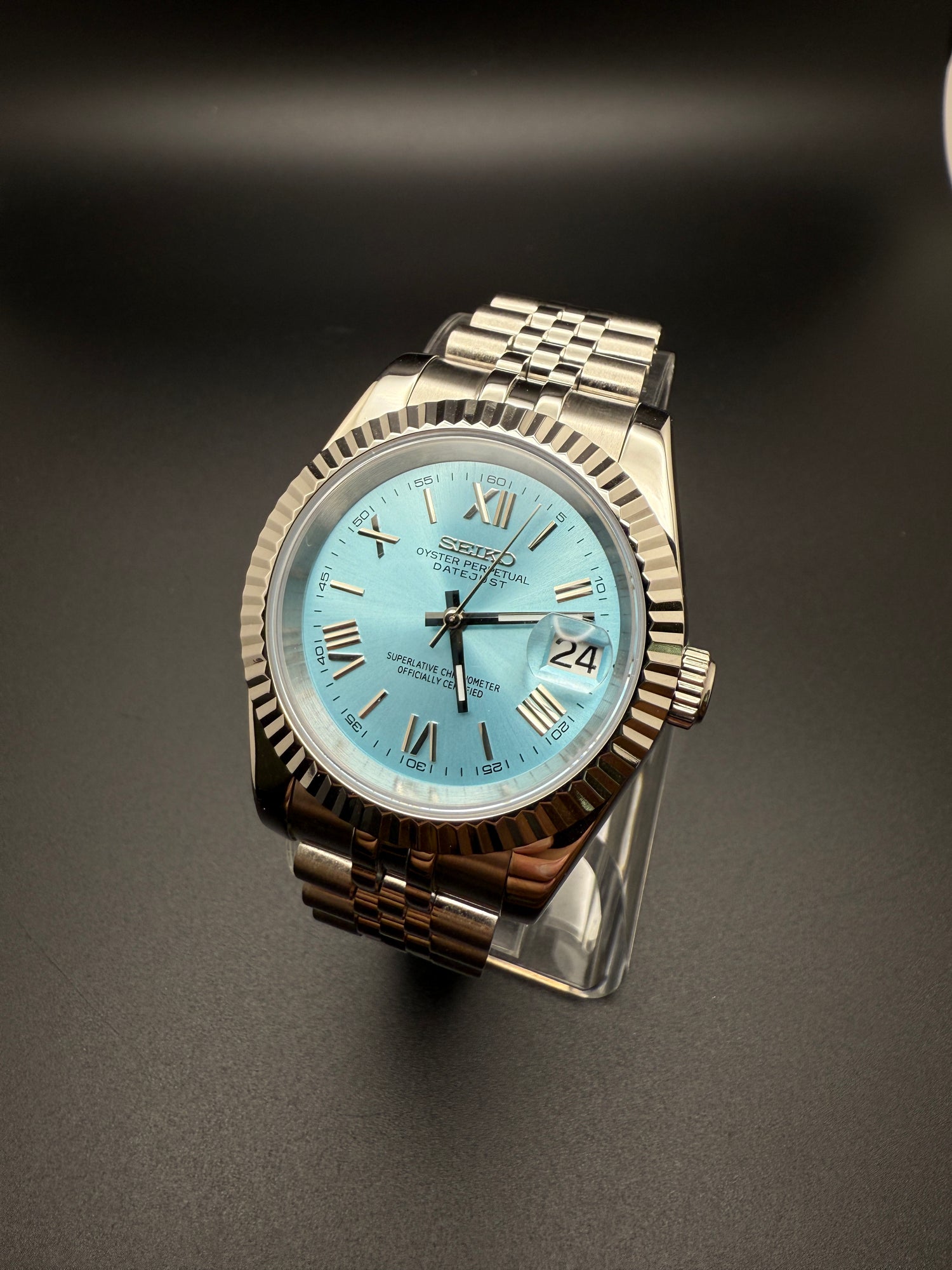 SEIKOJUST ICE BLUE ROMAN