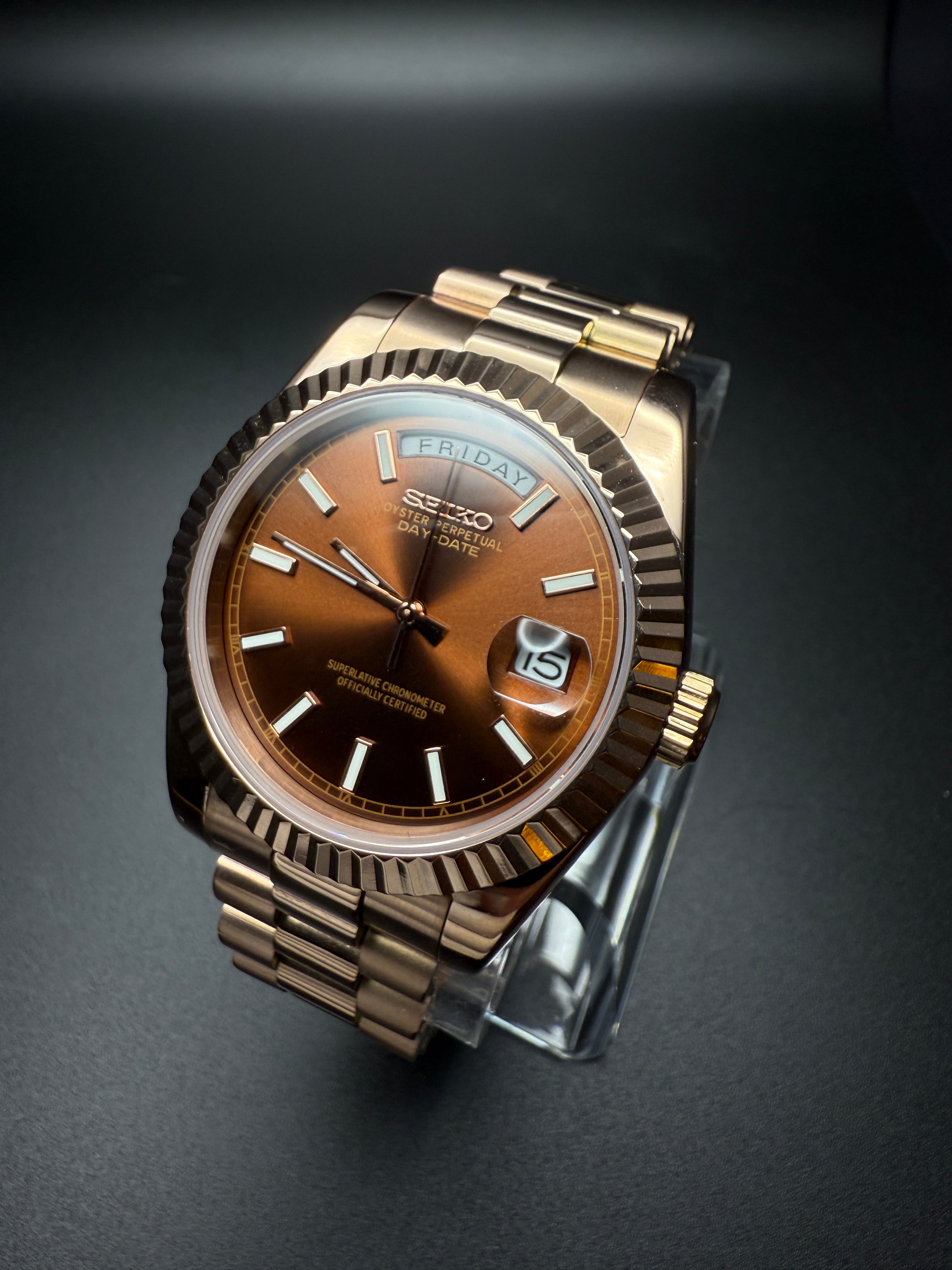 SEIKODATE CHOCOLATE ROSEGOLD