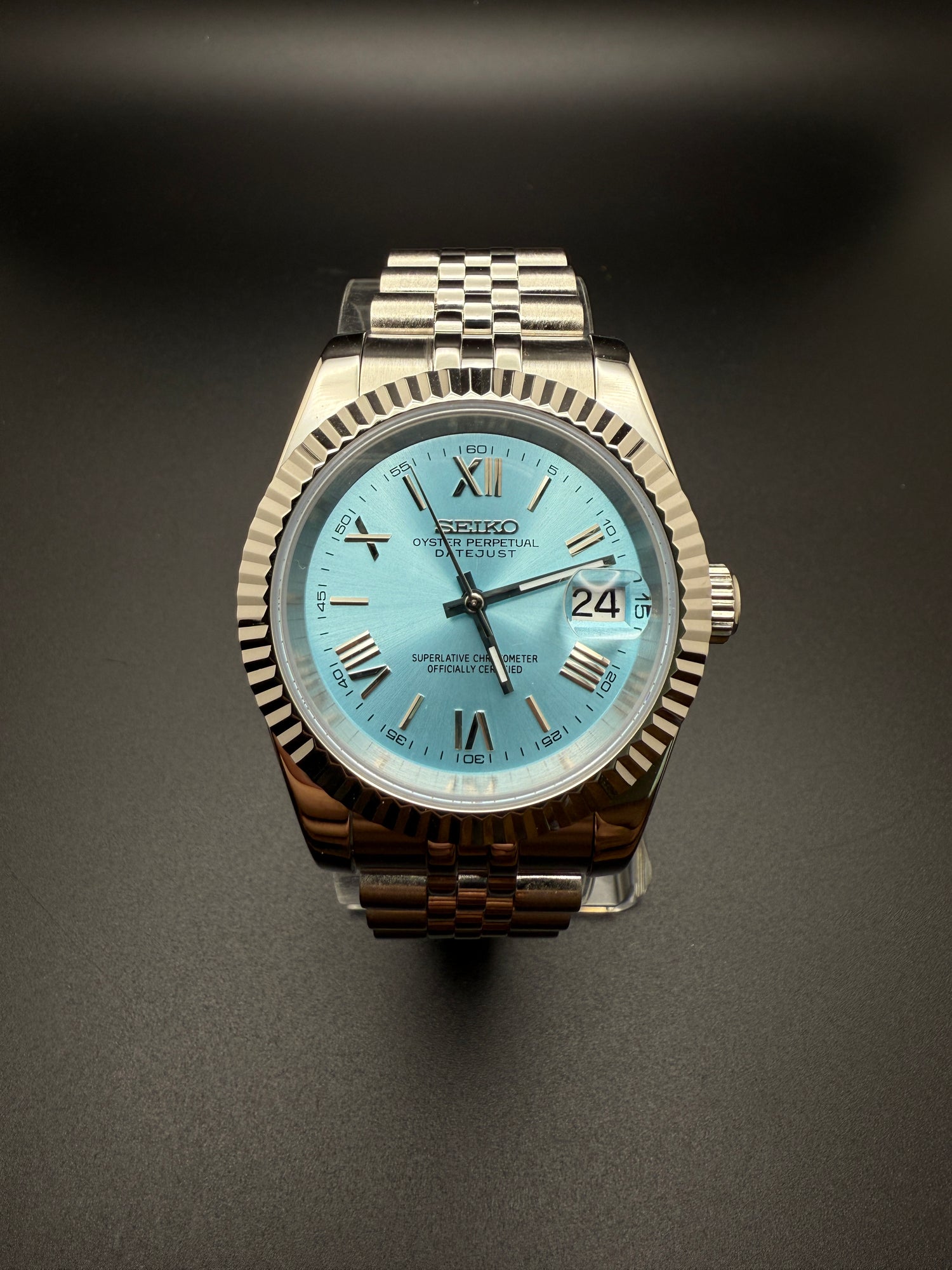 SEIKOJUST ICE BLUE ROMAN