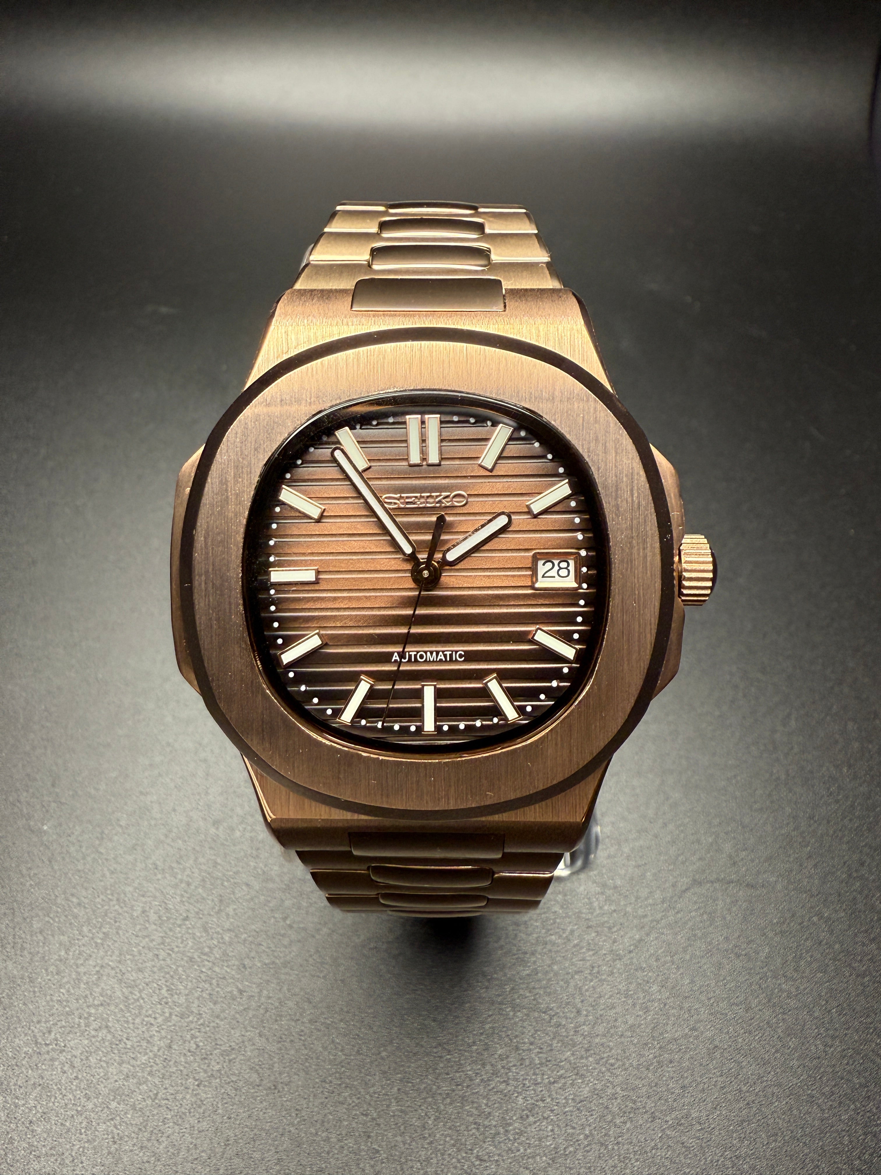 SEIKONAUT CHOCOLATE ROSEGOLD