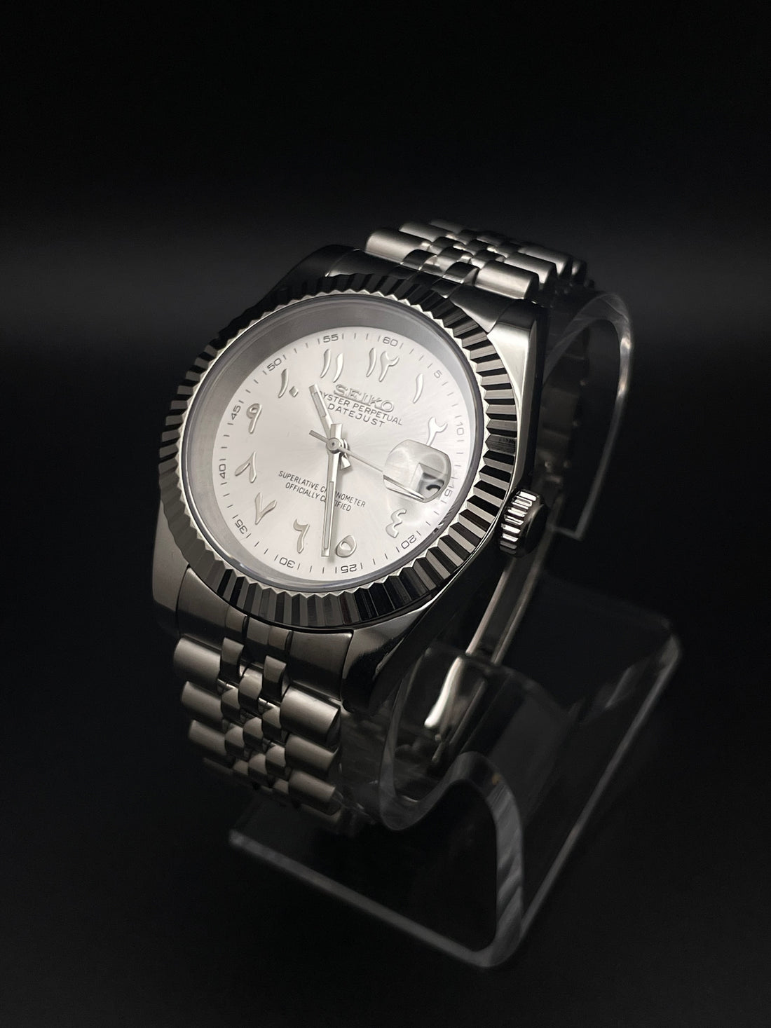 SEIKOJUST SILVER ARABIC
