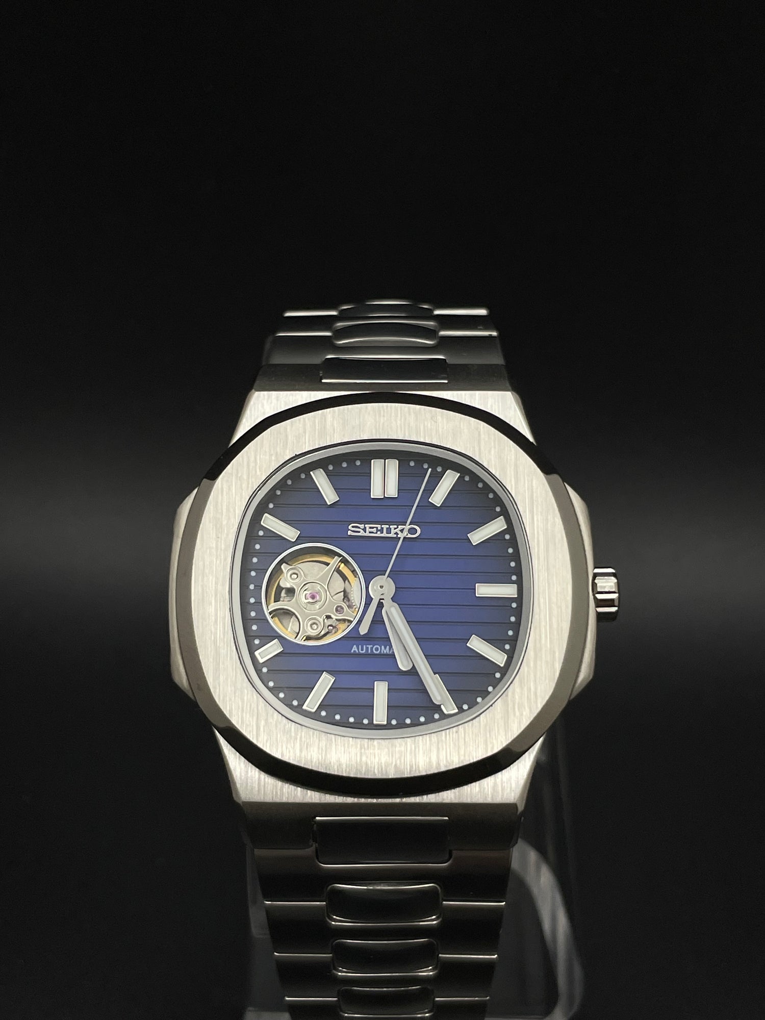 SEIKONAUT OPEN HEART BLUE