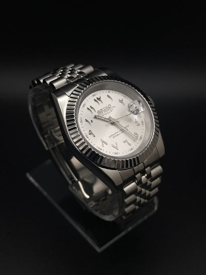 SEIKOJUST SILVER ARABIC
