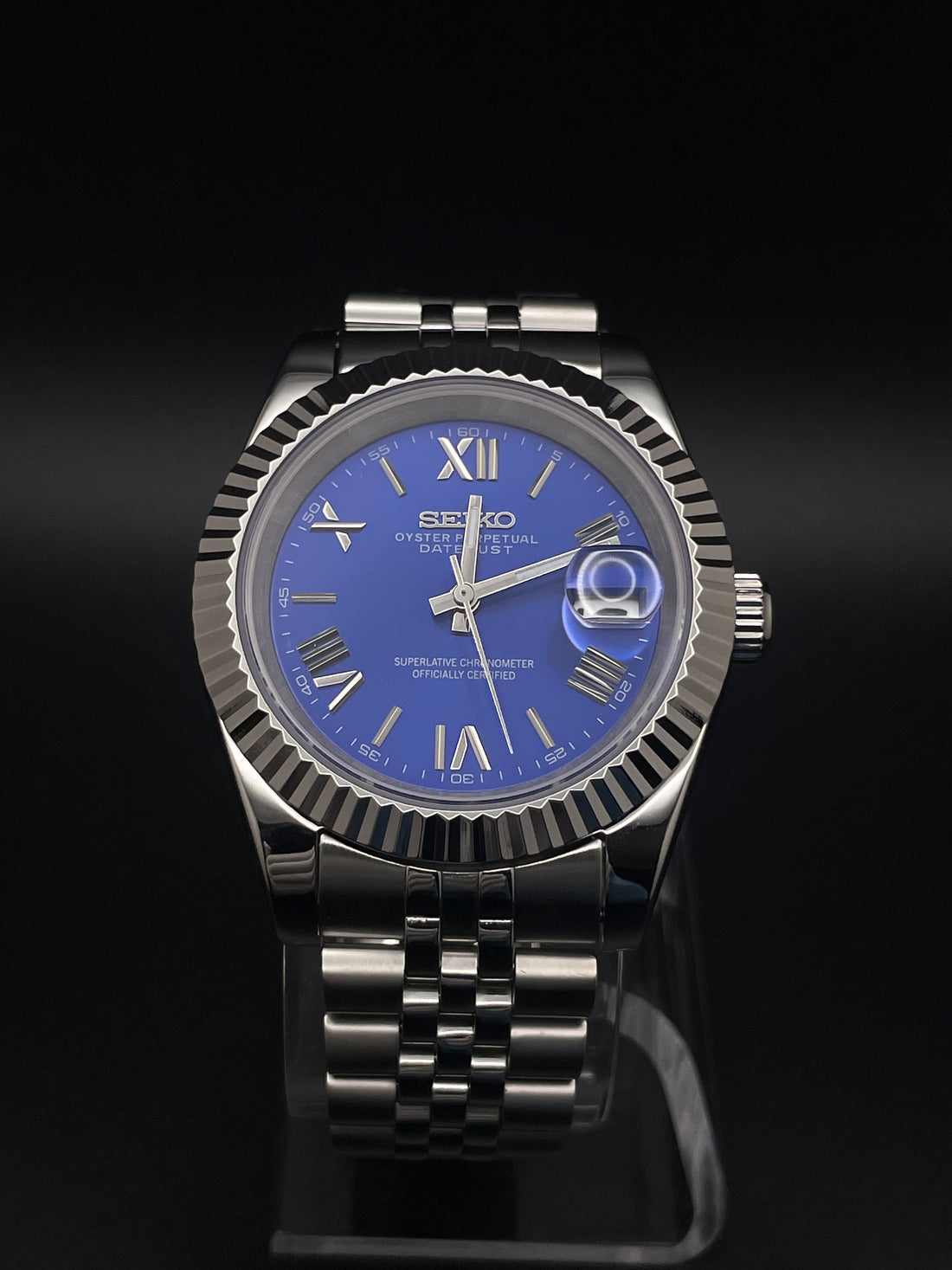 SEIKOJUST BLUE ROMAN