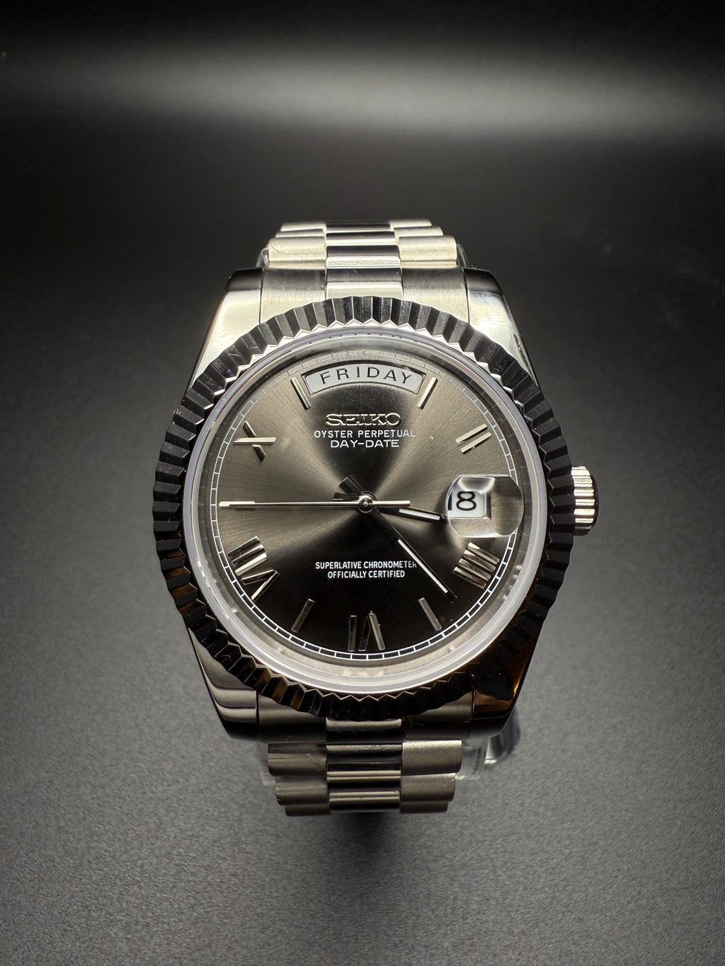 DAY-DATE MOD - SILVER ROMAN