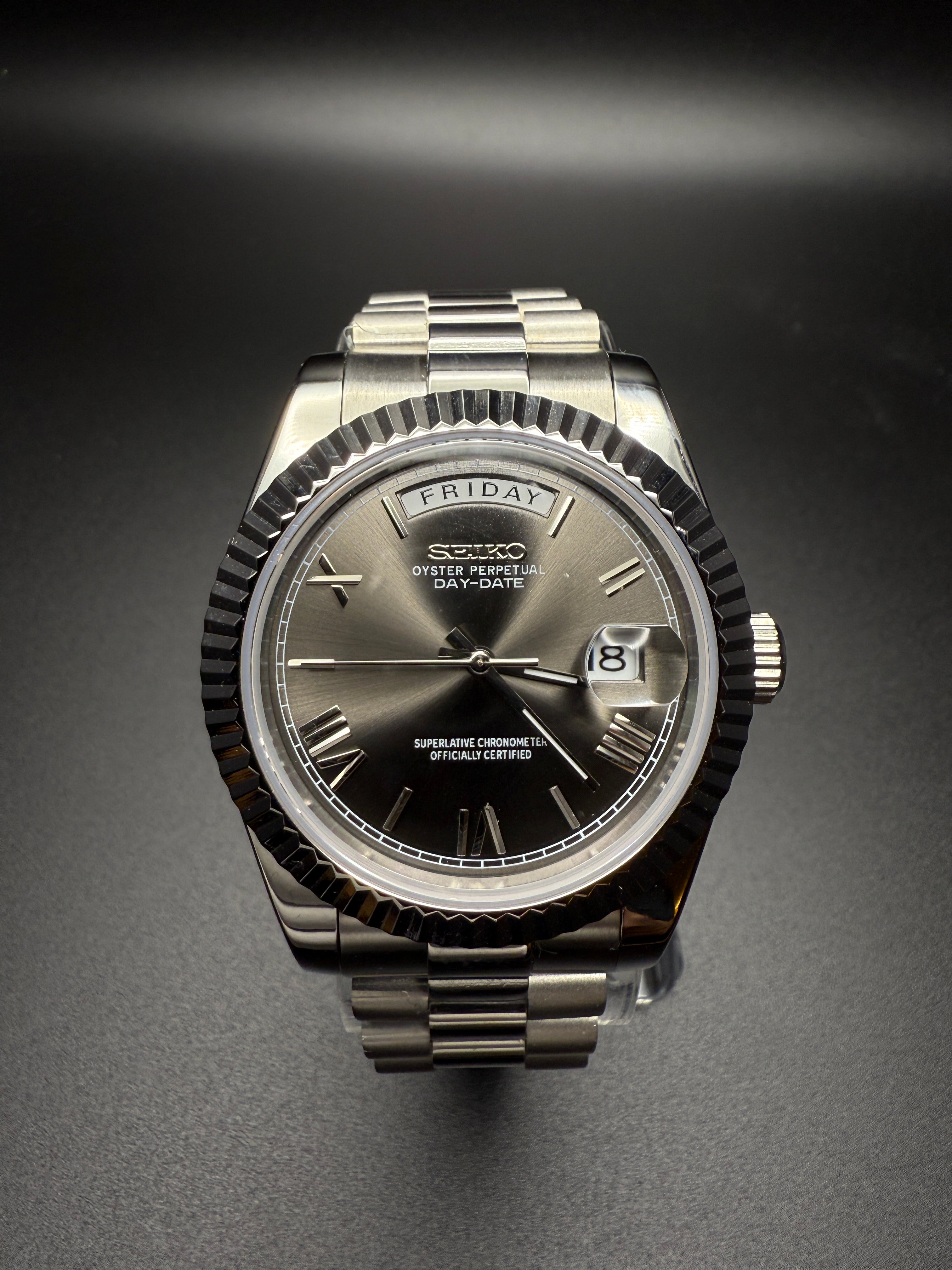 DAY-DATE MOD - SILVER ROMAN