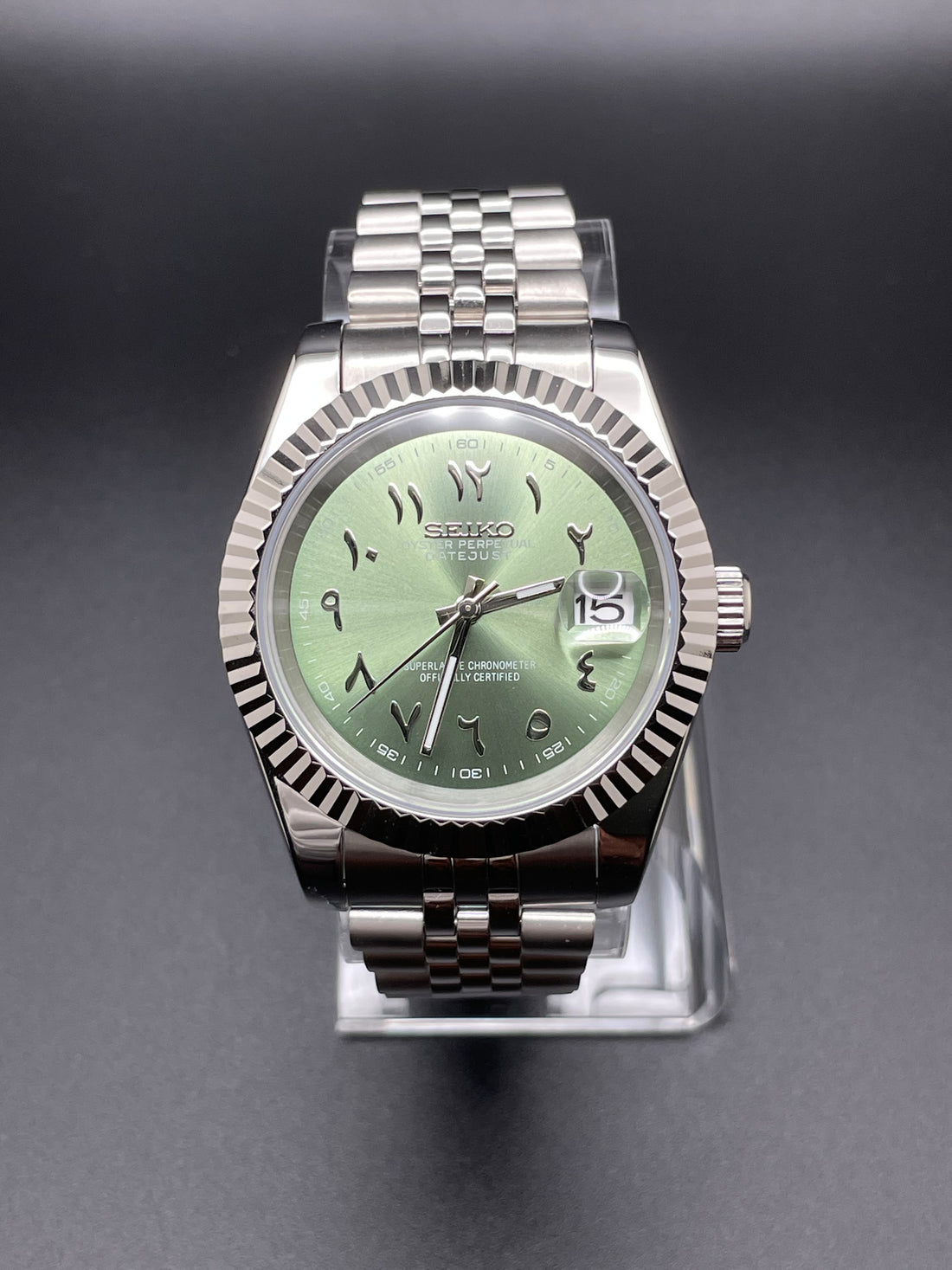 SEIKOJUST GREEN ARABIC