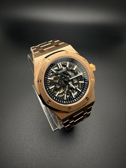 SEIKOAK ROSE GOLD SKELETON