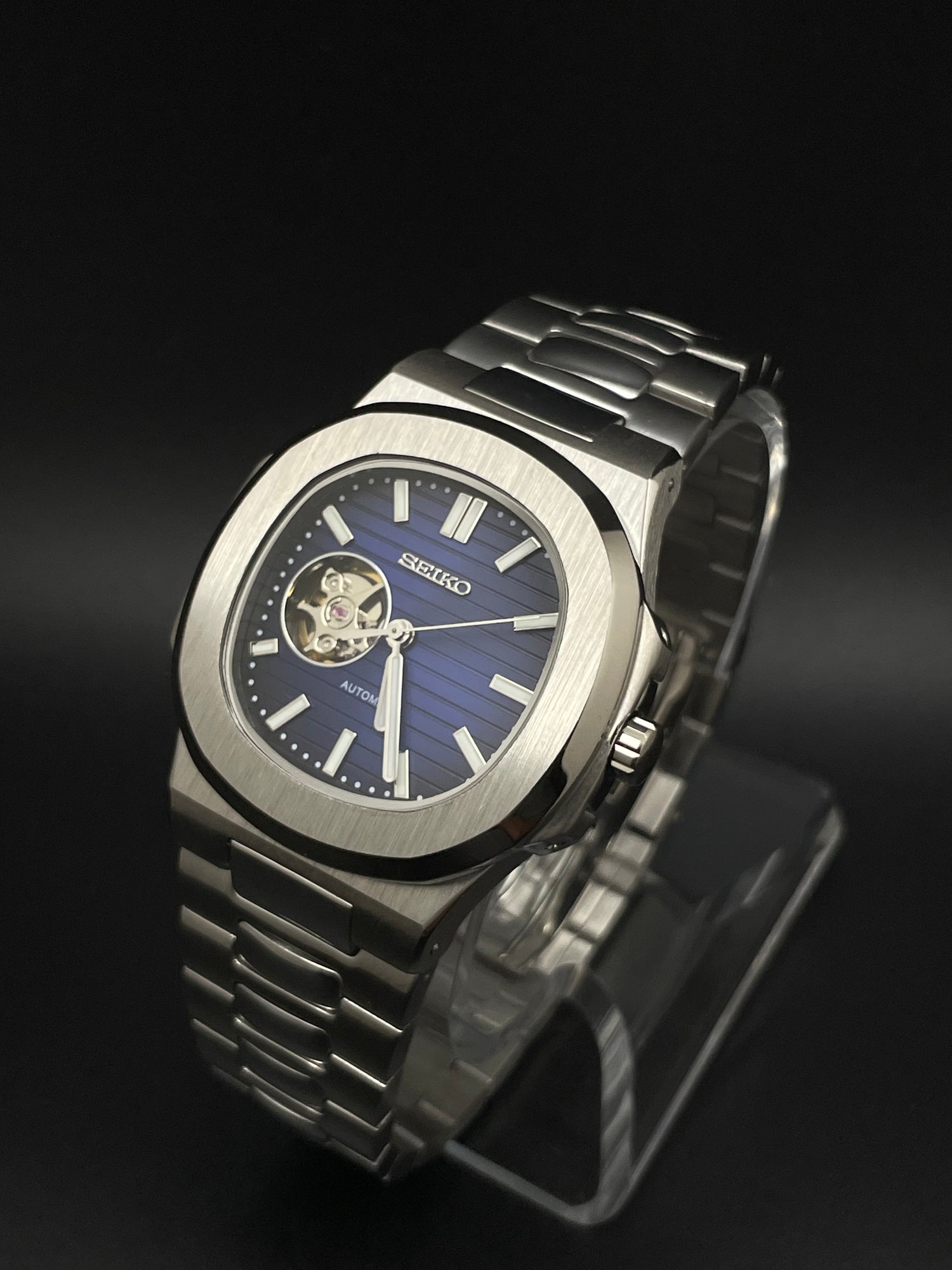 SEIKONAUT OPEN HEART BLUE