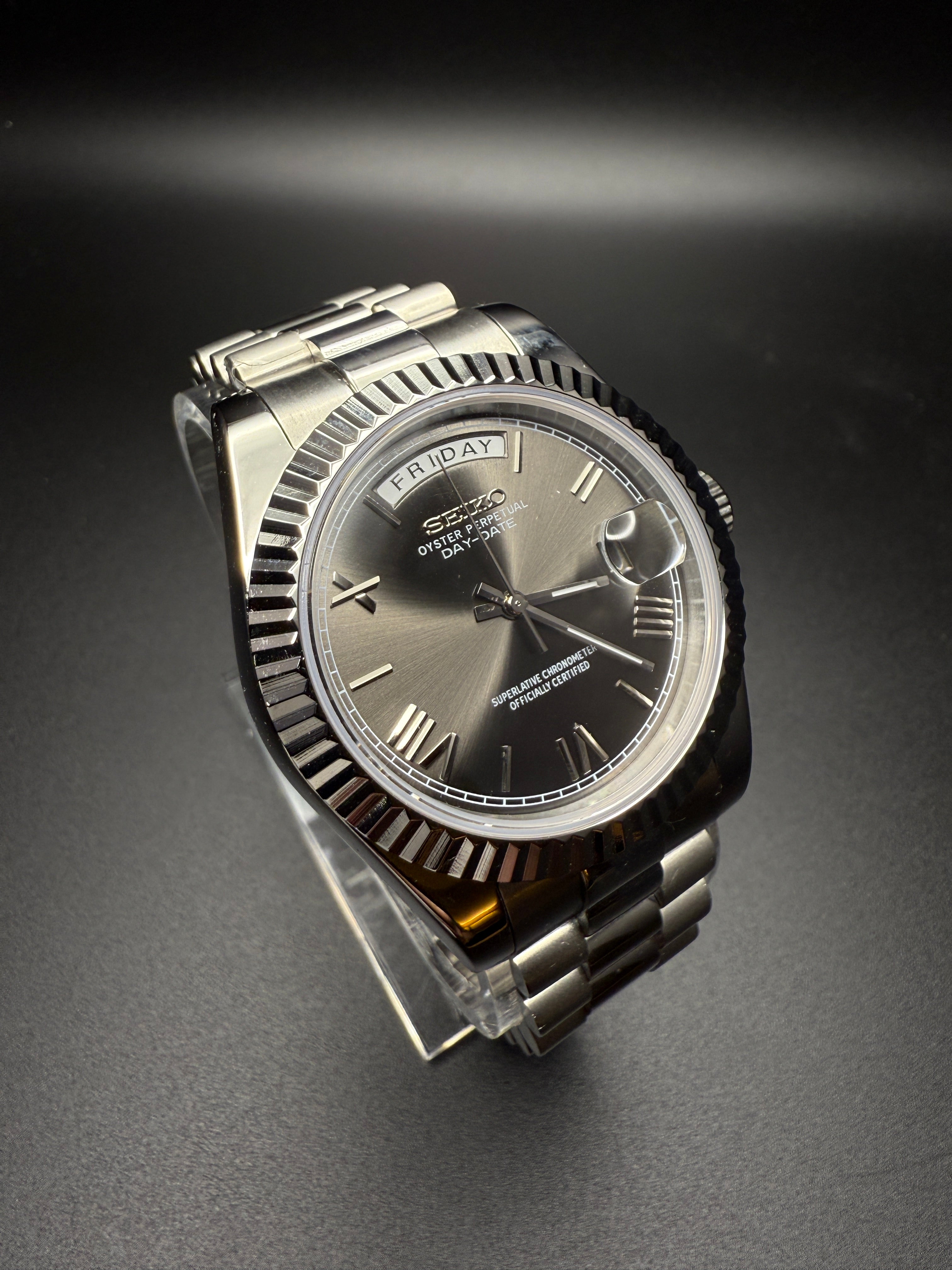 DAY-DATE MOD - SILVER ROMAN