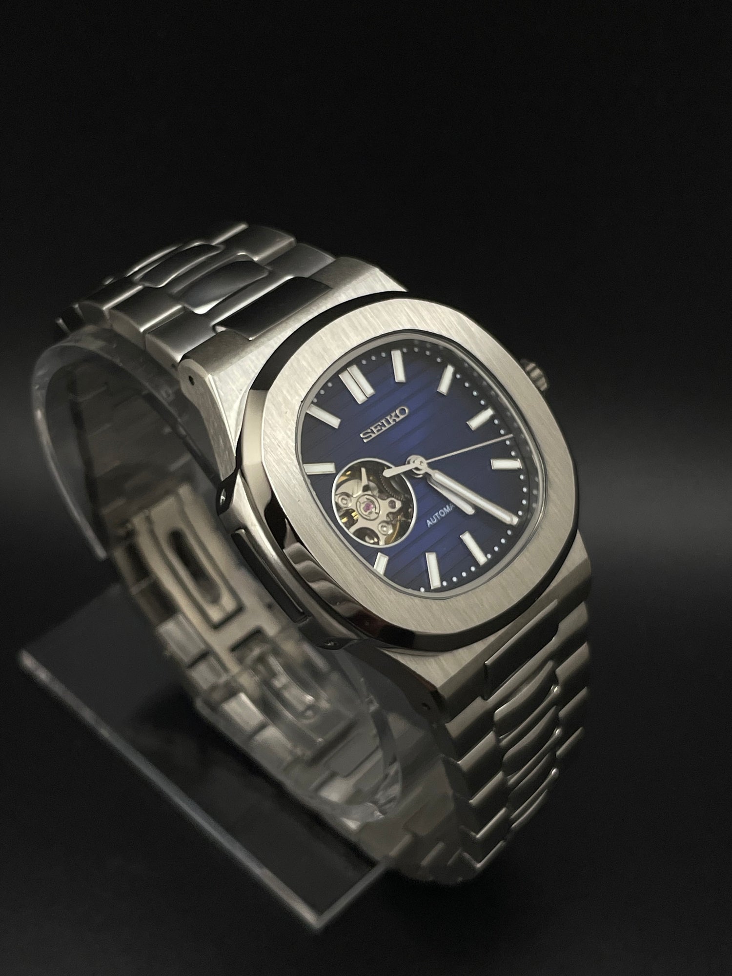 SEIKONAUT OPEN HEART BLUE