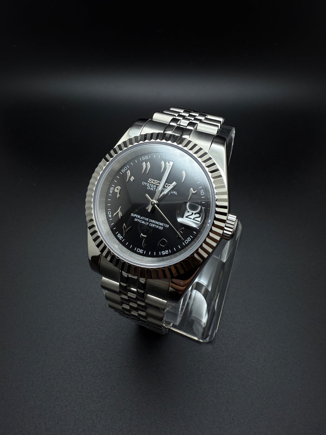 SEIKOJUST BLACK ARABIC