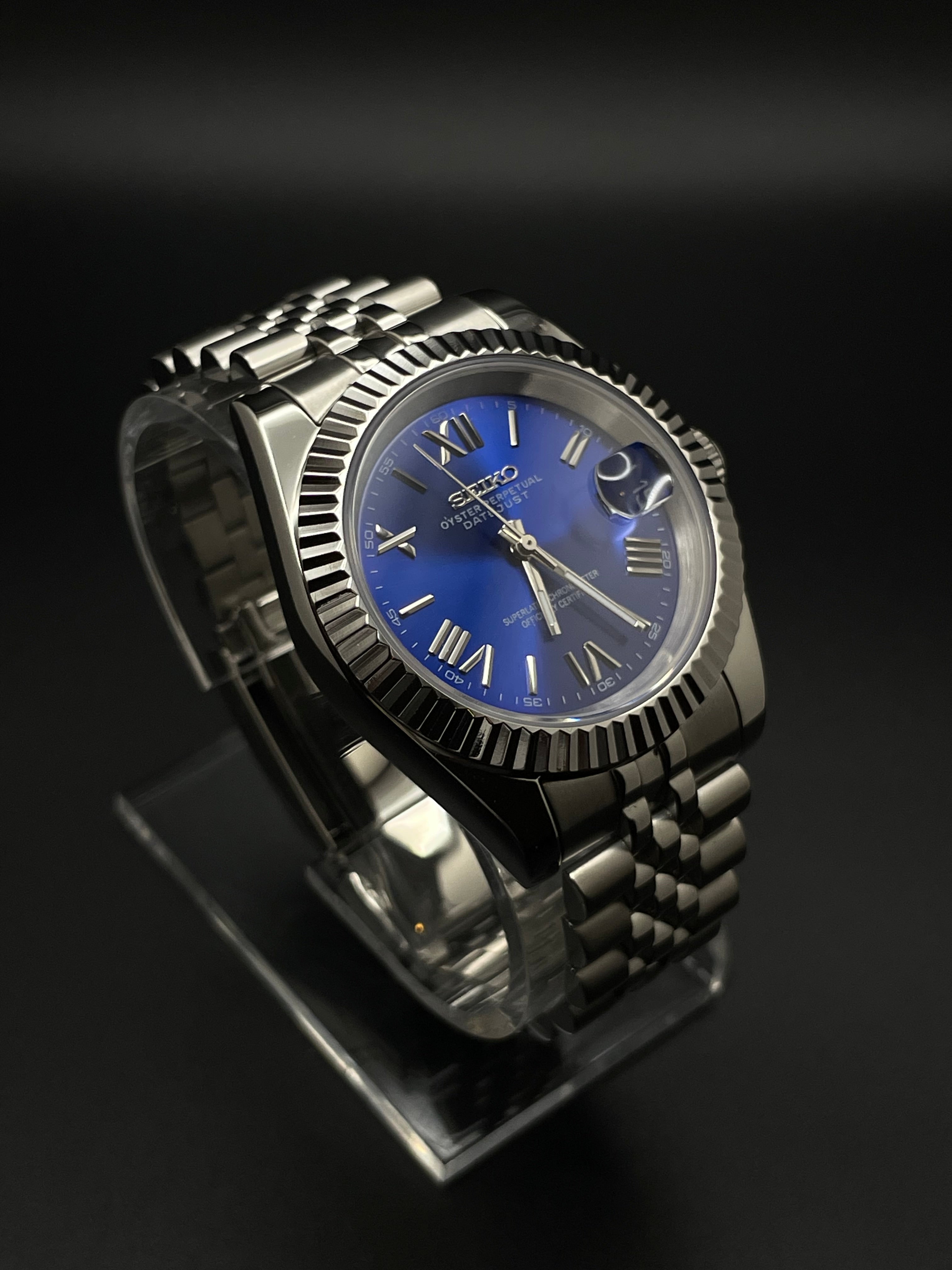 DATEJUST MOD - DARKBLUE ROMAN