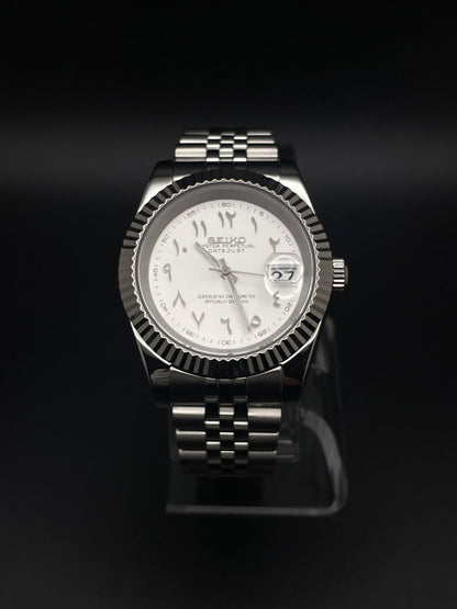 SEIKOJUST SILVER ARABIC