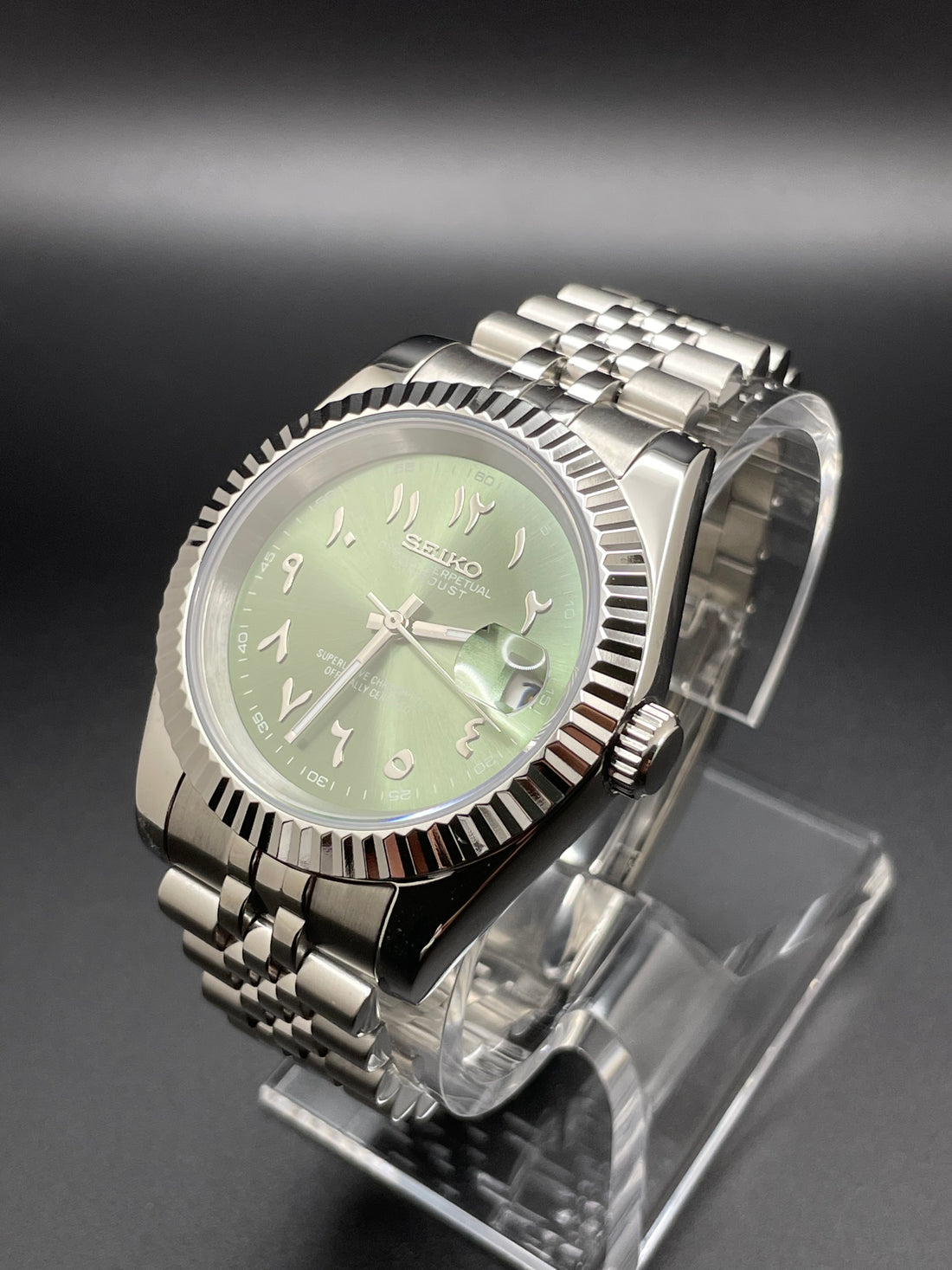 SEIKOJUST GREEN ARABIC