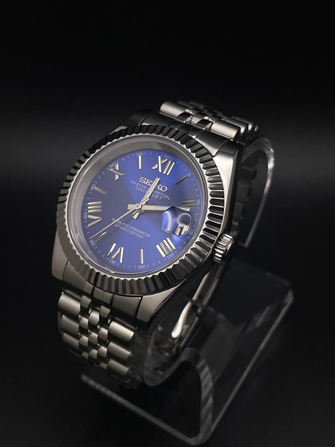 SEIKOJUST BLUE ROMAN