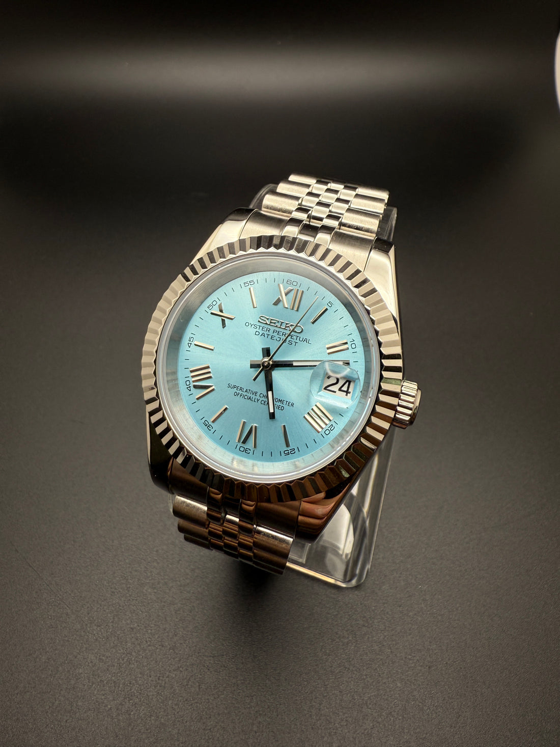 SEIKOJUST ICE BLUE ROMAN
