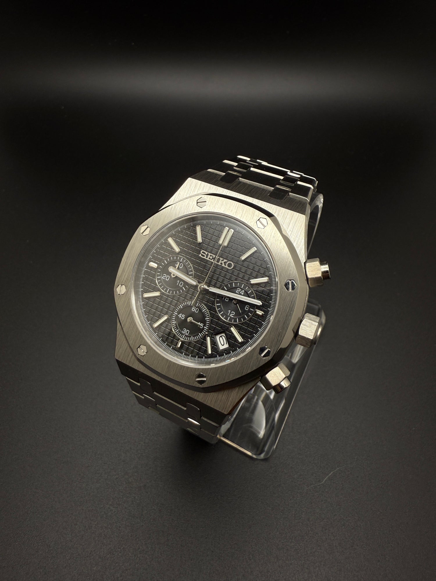 SEIKOAK BLACK CHRONO