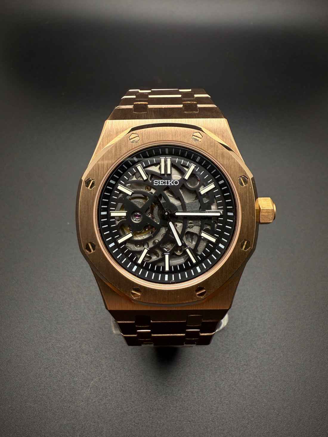 SEIKOAK ROSE GOLD SKELETON