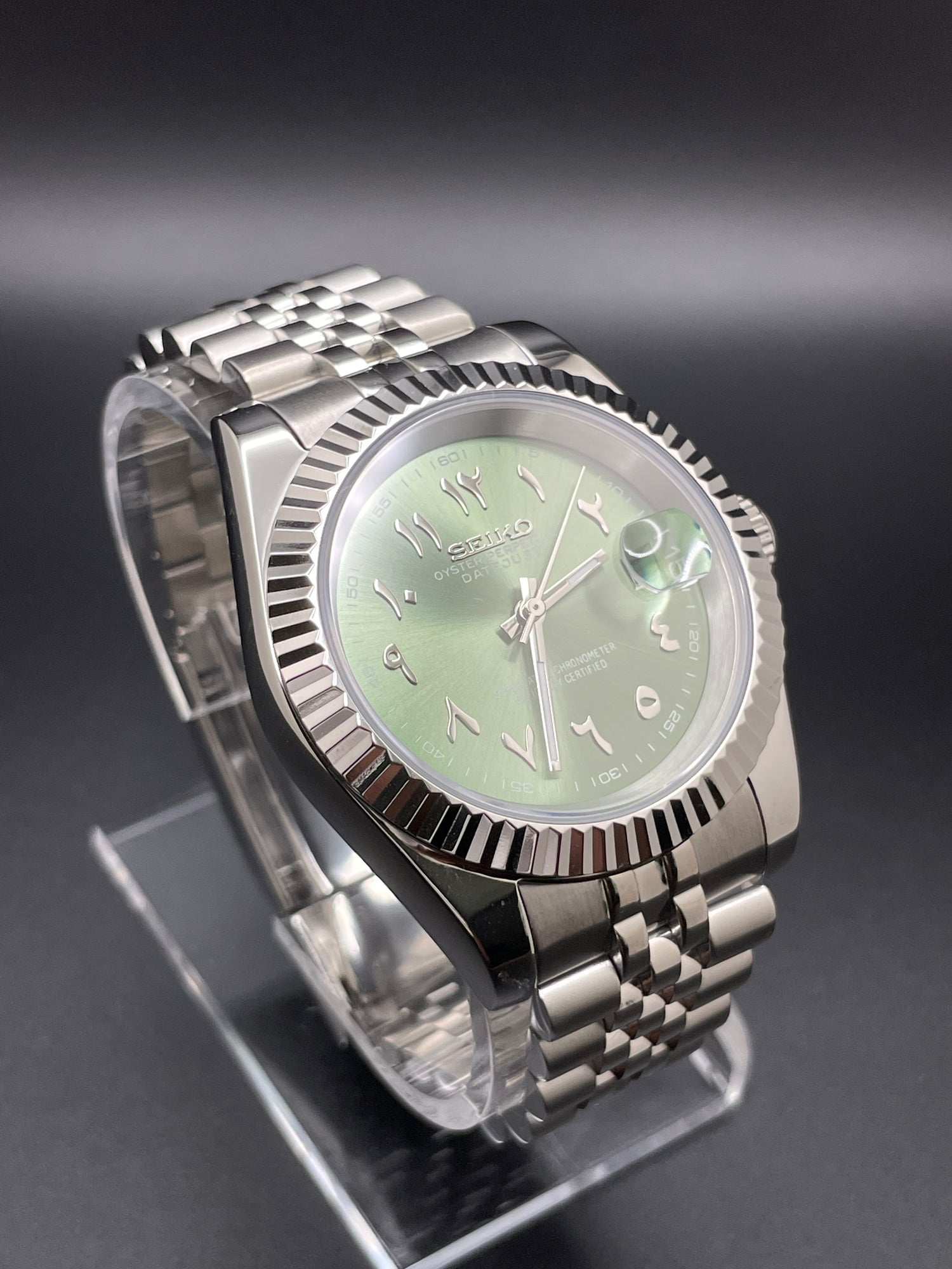 SEIKOJUST GREEN ARABIC