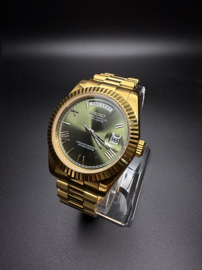 SEIKODATE OLIVE GOLD
