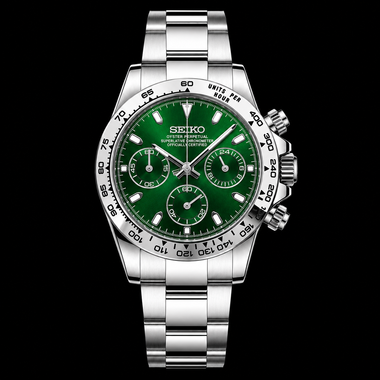 SEITONA MOD - SILVER & GREEN