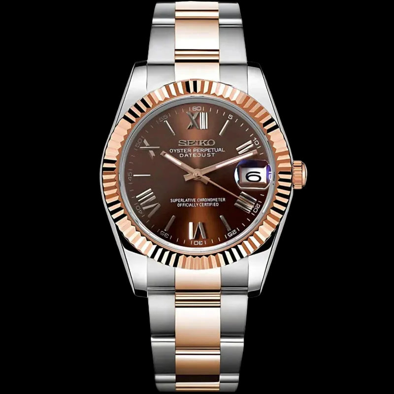 SEIKOJUST MOD - TWO-TONE - CHOCOLATE ROMAN
