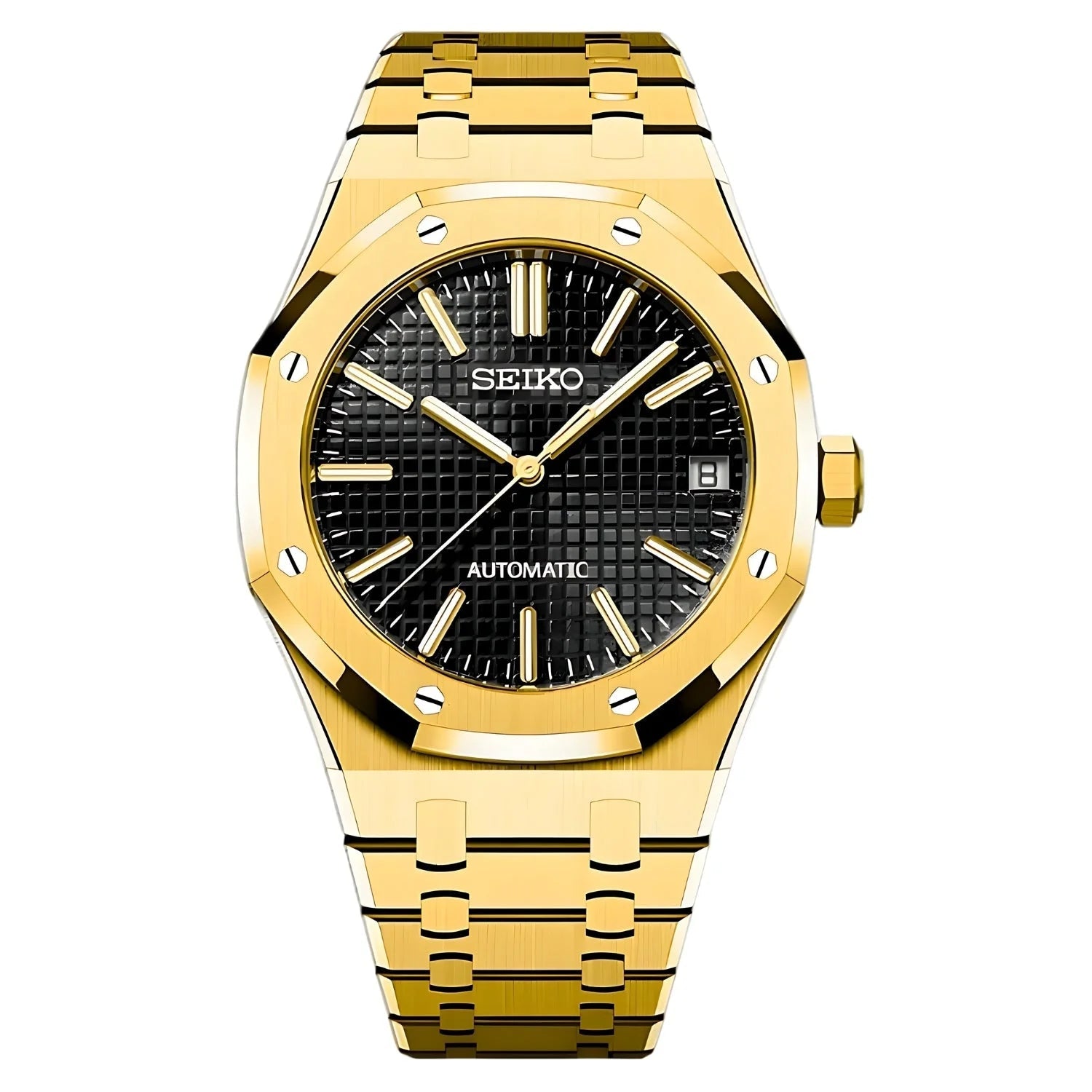 SEIKOAK BLACK ON GOLD