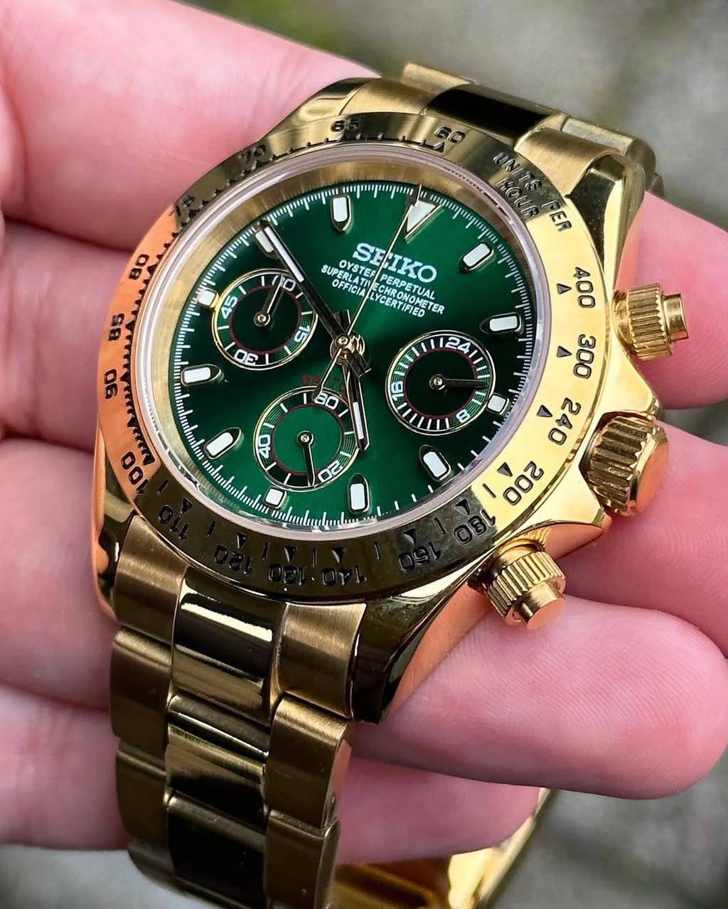 SEITONA MOD - GREEN & GOLD