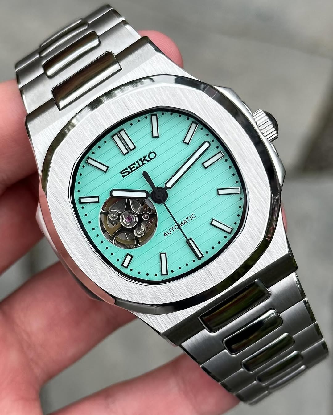 SEIKONAUT MOD - TIFFANY (OPEN HEART)