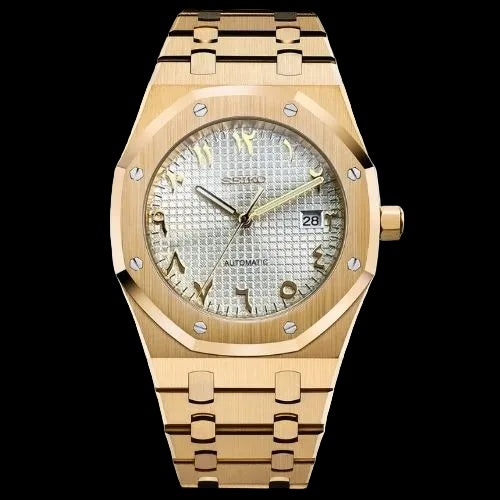 SEIKOAK MOD - ROSE GOLD - WHITE ARABIC