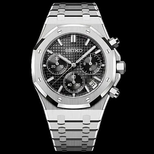 SEIKOAK MOD CHRONOGRAPH - BLACK