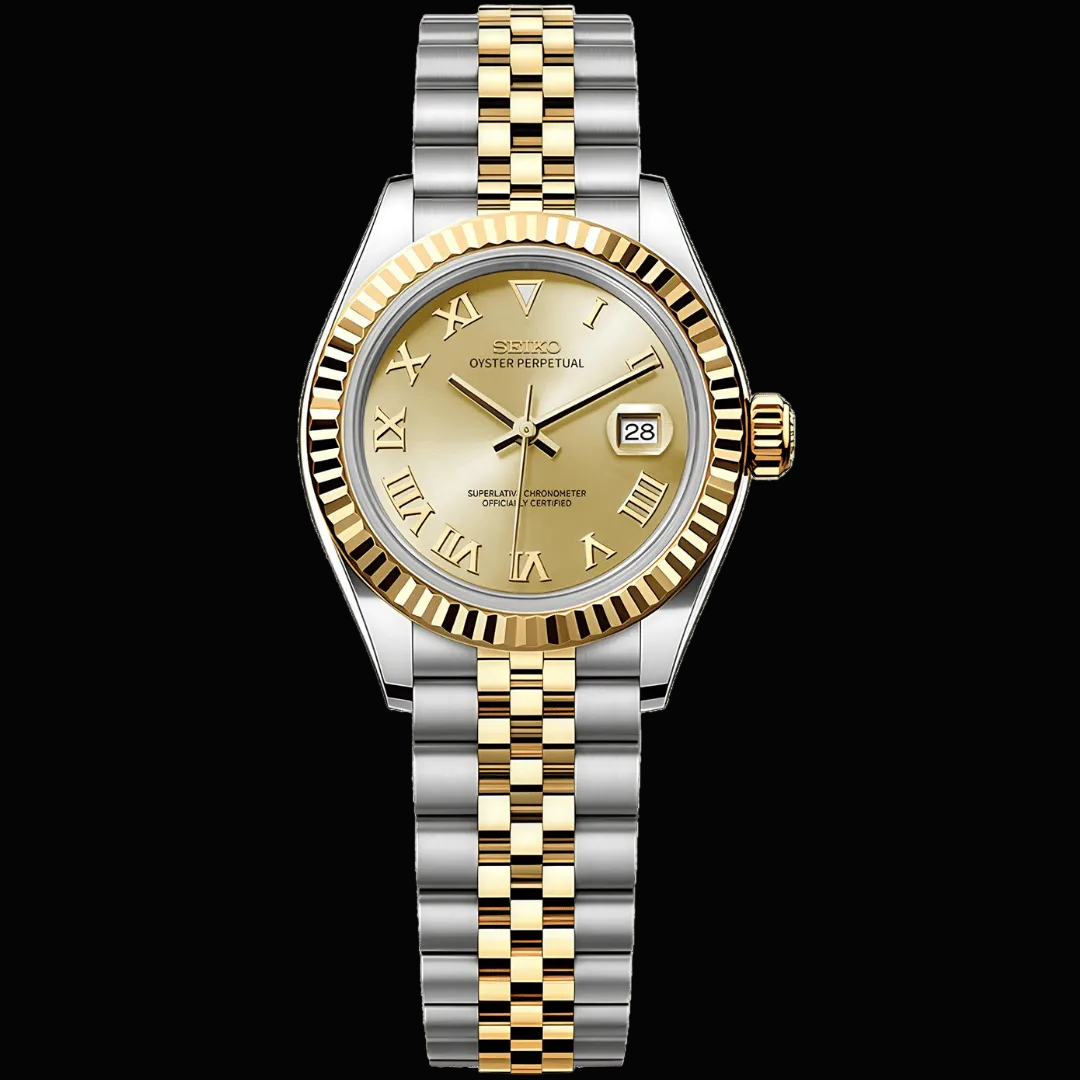 WOMEN'S TWO-TONE GOLD