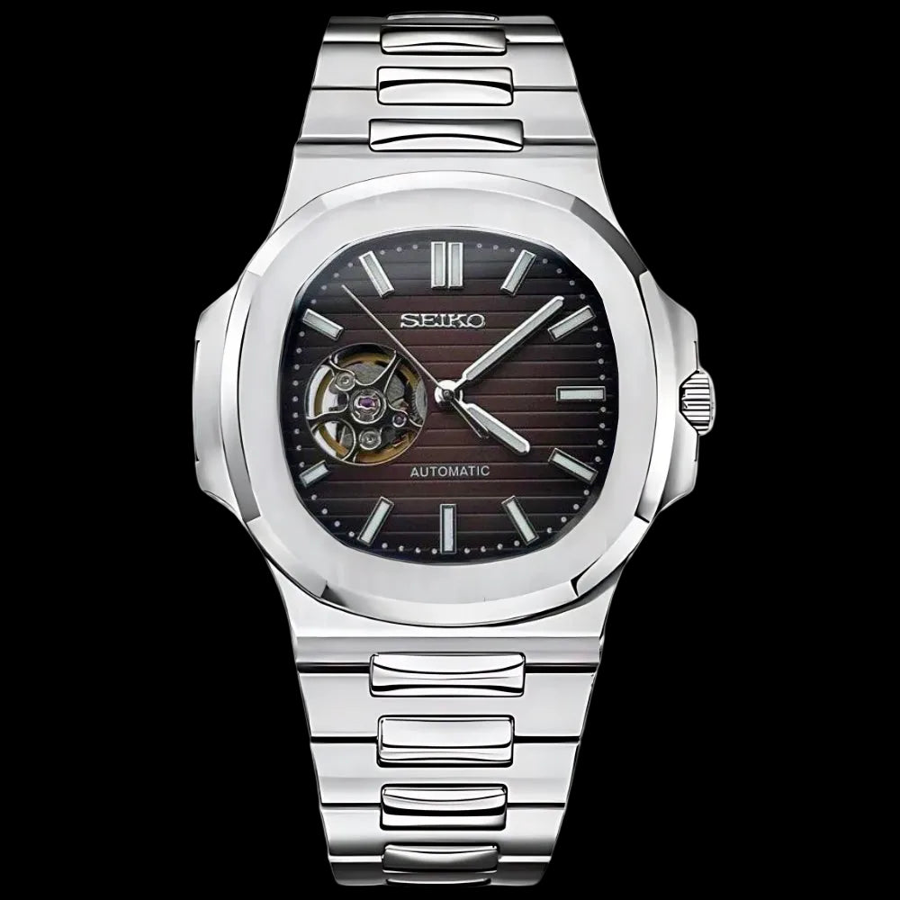 SEIKONAUT MOD - BROWN (OPEN HEART)