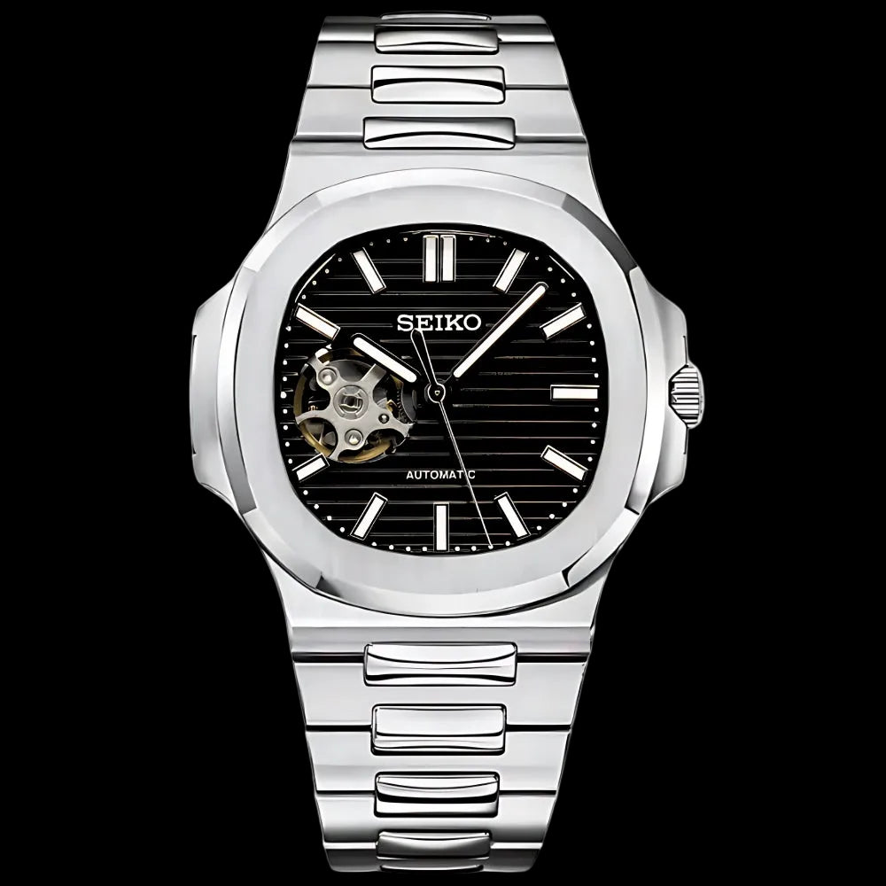 SEIKONAUT MOD - BLACK (OPEN HEART)