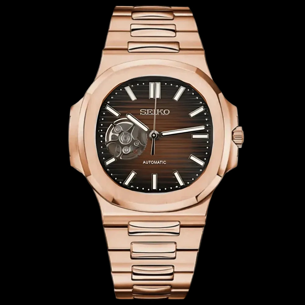 NAUTILUS MoreTodayTha〜　HanahSpring 未使用 NAUTILUS MOD - CHOCOLATE (OPEN HEART) – Fortune Timepieces Collective