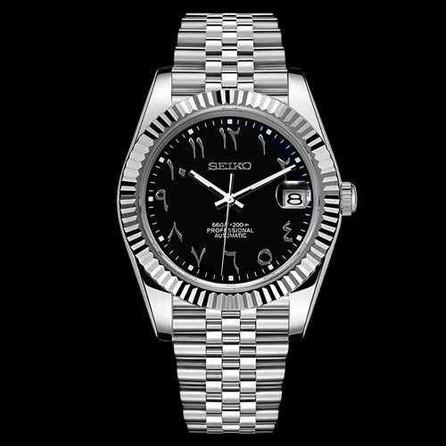 DATEJUST MOD - Black Arabic